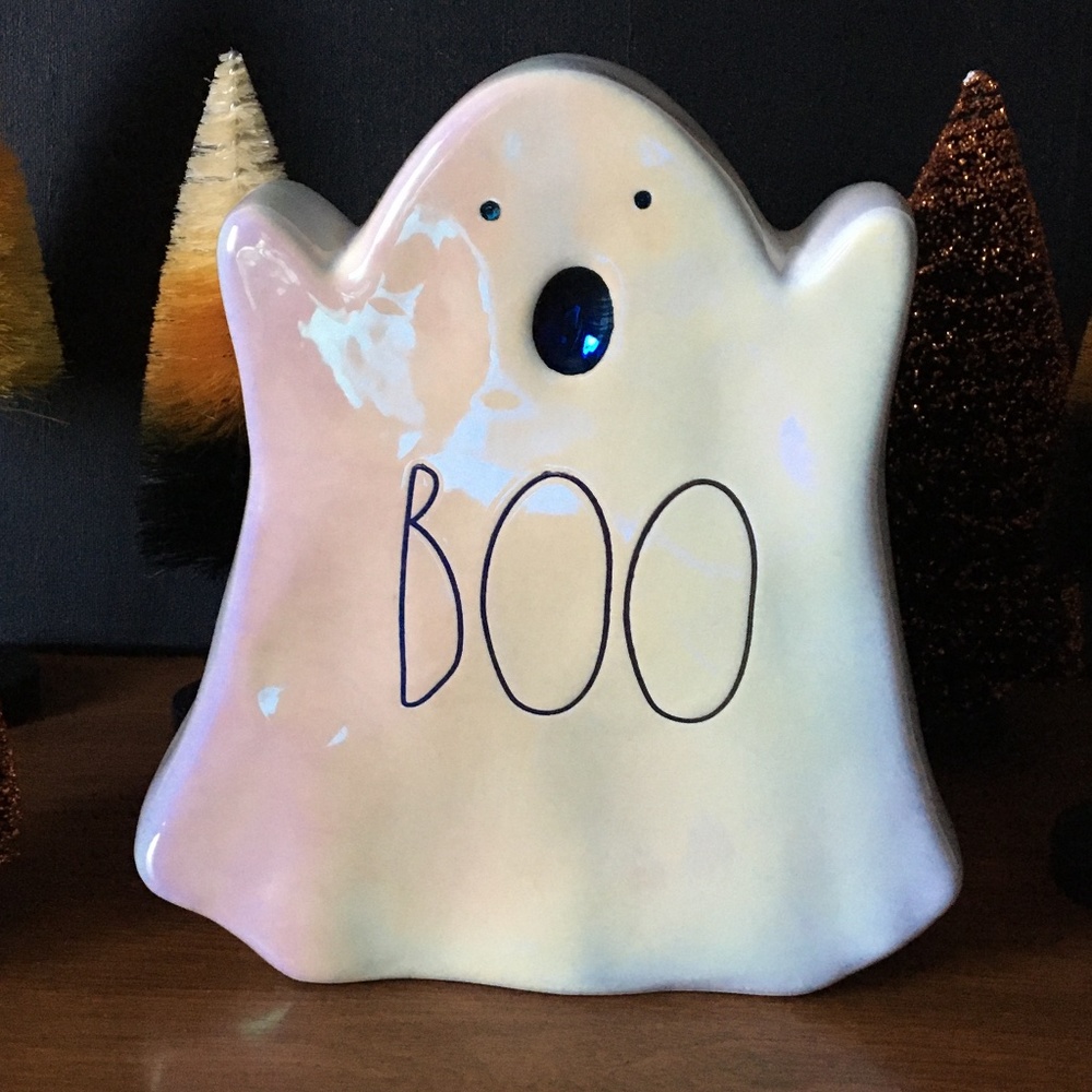 Rae Dunn BOO Iridescent Figure 👻